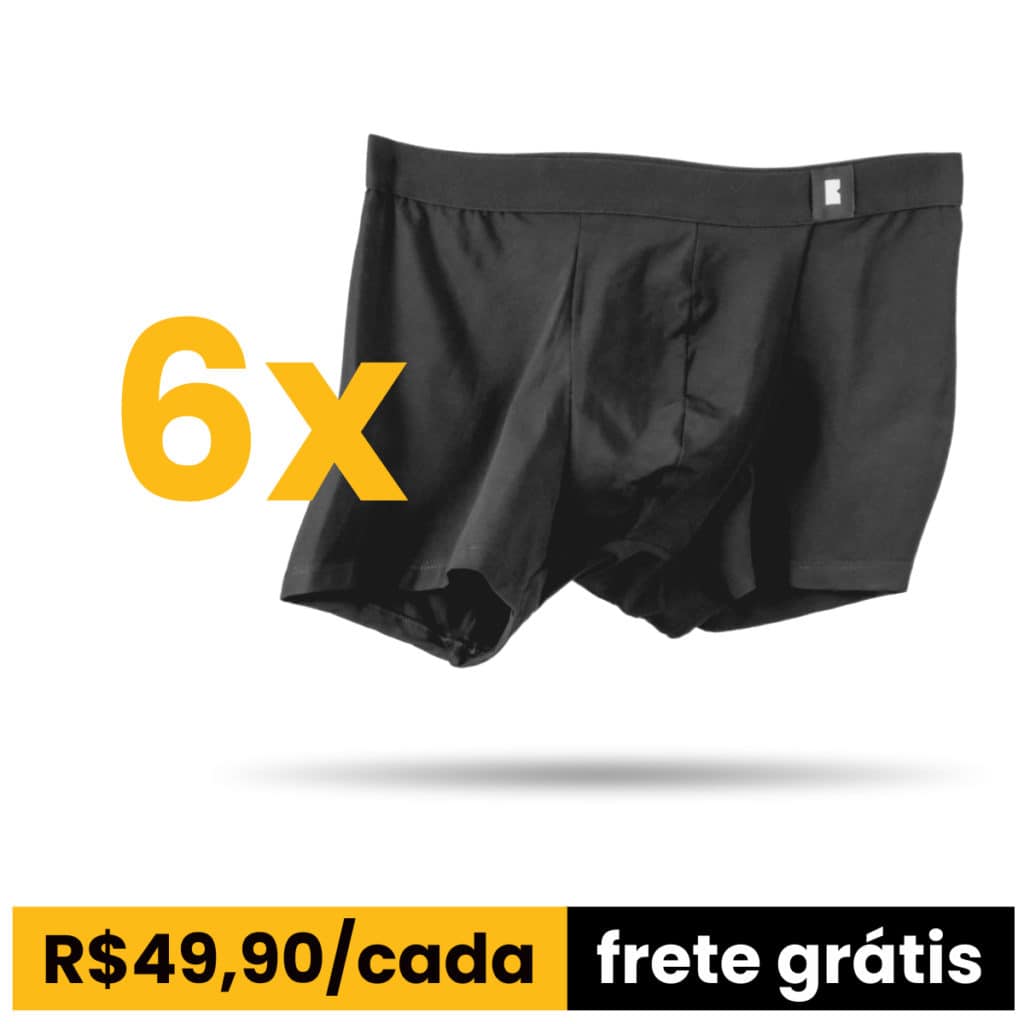 kit com 6 cuecas